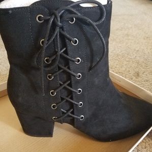 NWT Bamboo Black Boots